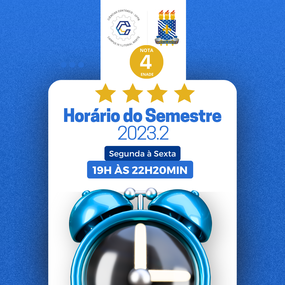 Confira As Disciplinas Ofertadas Para O Semestre 20232 — Universidade Federal Da Paraíba Ufpb 0799