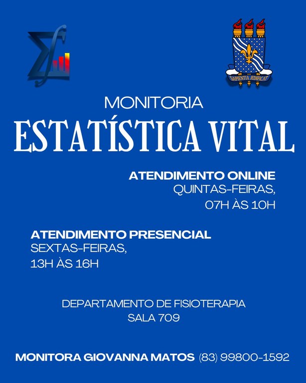 Monitoria Estatística Vital 2024.2
