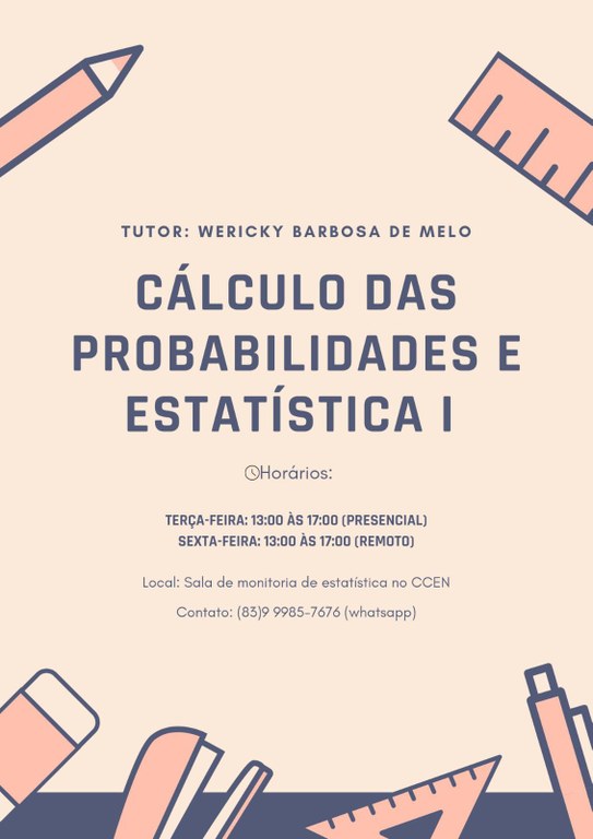 Tutorial de Cálculo das Probabilidades e Estatística I - 2024.2